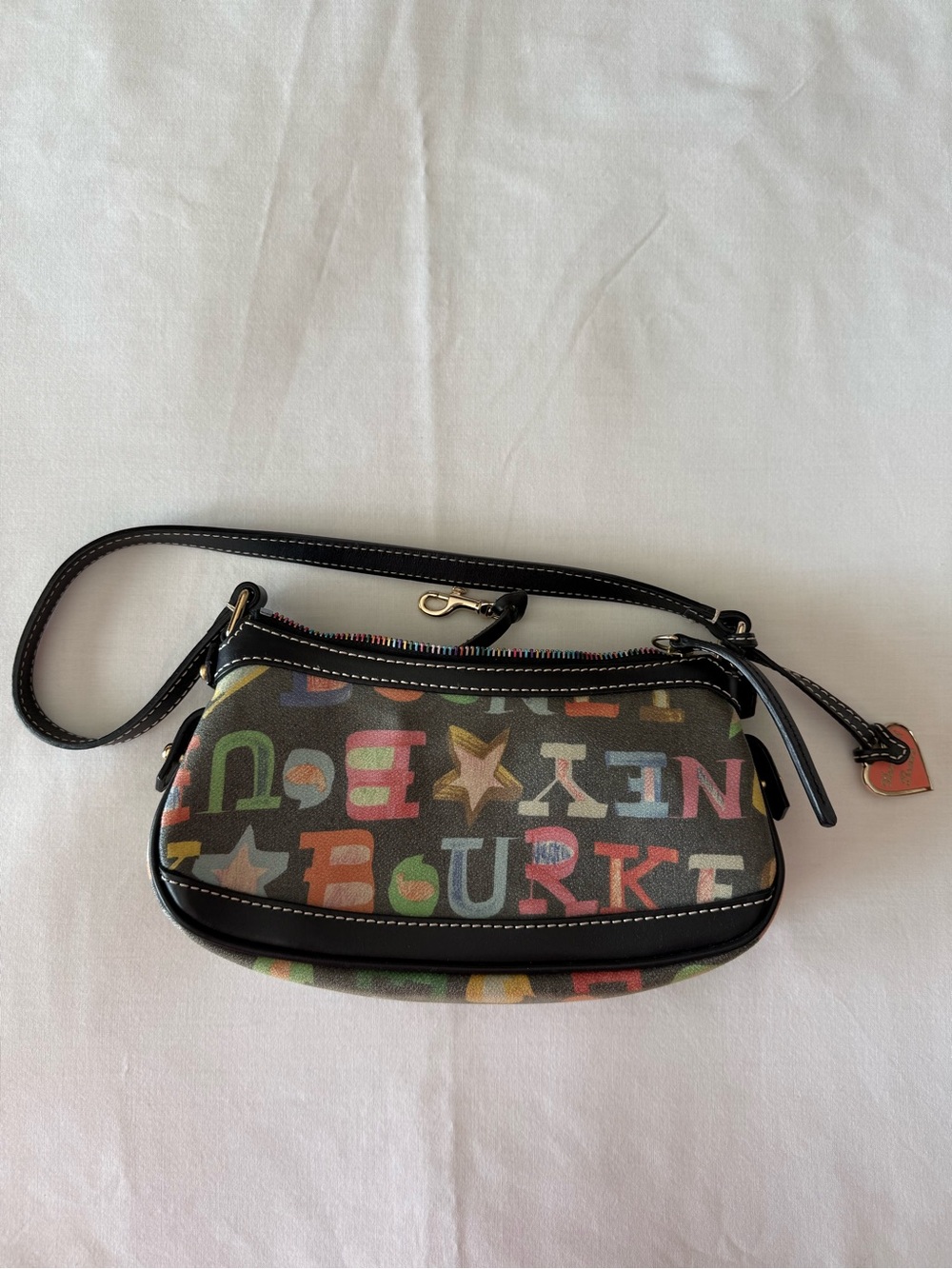 VINTAGE Dooney & Bourke Graffiti Doodle Mini Shoulder Bag Bag NWT/NWOT Flawless